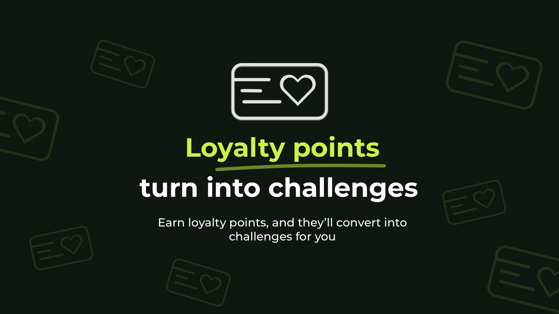 Loyalty points presentation